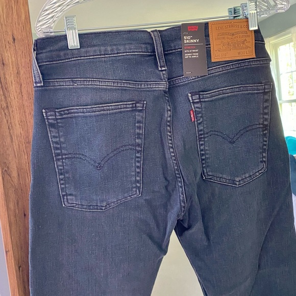 Levi’s Premium 510 Skinny Taper Flex Dark Jeans - Picture 7 of 9